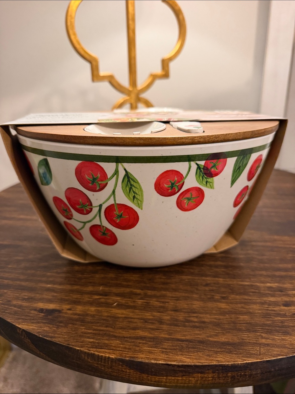 Better Homes & Gardens Salad Bowl with utensils
